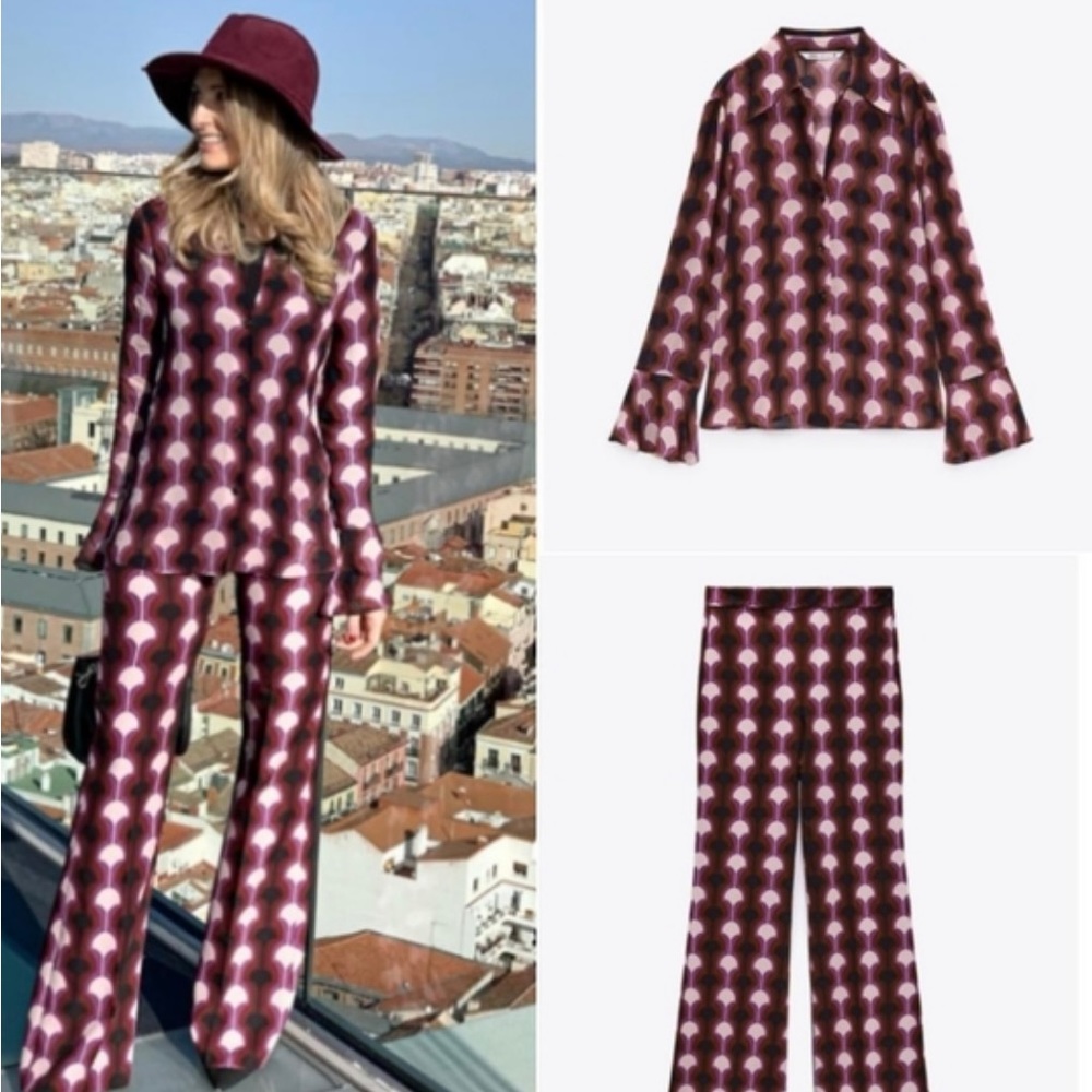 ZARA 3 piece Blazer & Trouser set